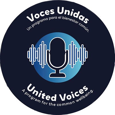 voces unidas - voices united logo