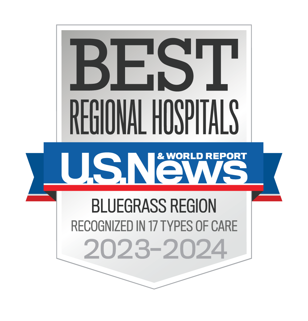 Best regional hospitals. U.S. News Blue Grass Region. 2023-24