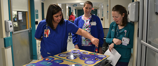Child life specialists at Kentucky Children's Hospital