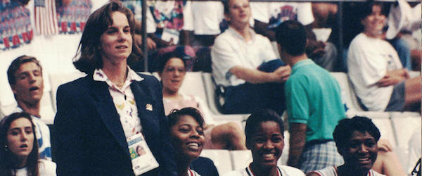 Dr. Mary Lloyd Ireland at the 1992 Olympic Games.