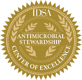 Antimicrobial Stewardship Center of Excellence badge