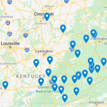 COVID testing locations map