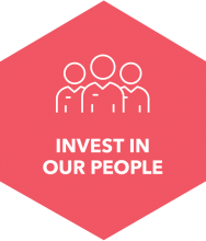 Invest in our people.