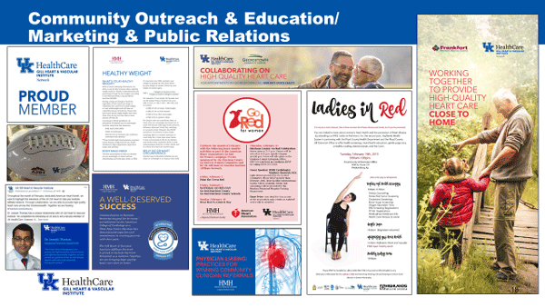 Examples of printed materials used in education and outreach programs