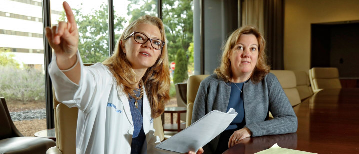 Dr. Jill Kolesar and Dr. Rachel Miller