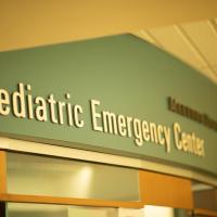 A marquee for the Pediatric Emergency Center