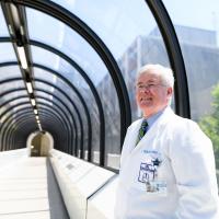 Dr. McLarney reflects on his heart attack on a walkway at UK HealthCare.